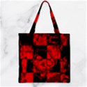 Zipper Grocery Tote Bag 