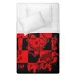 Red Grunge Skull Duvet Cover (Single Size)