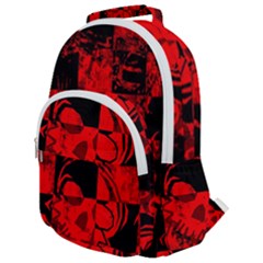 Rounded Multi Pocket Backpack 