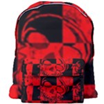 Red Grunge Skull Giant Full Print Backpack
