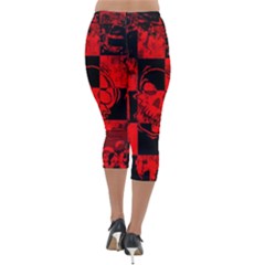 Lightweight Velour Capri Leggings  