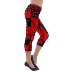 Lightweight Velour Capri Leggings  