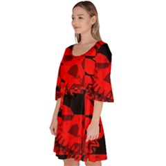 Velour Kimono Dress 