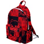 Red Grunge Skull The Plain Backpack