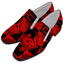 Women Slip On Heel Loafers 