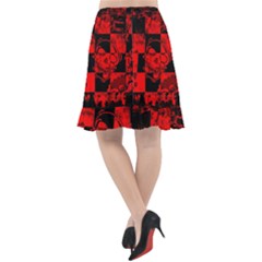 Fishtail Chiffon Skirt 