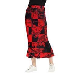 Maxi Fishtail Chiffon Skirt 