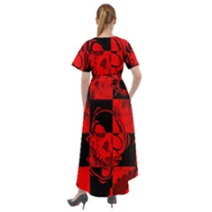 Front Wrap High Low Dress 
