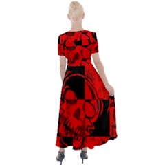Button Up Short Sleeve Maxi Dress 