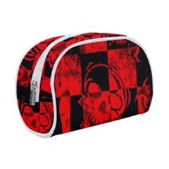 Red Grunge Skull Make Up Case (Small) from ArtsNow.com