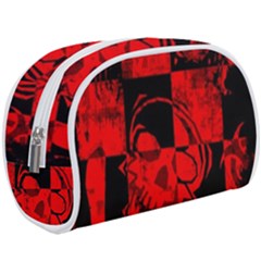 Red Grunge Skull Make Up Case (Large) from ArtsNow.com