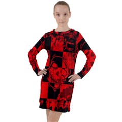 Long Sleeve Hoodie Dress 