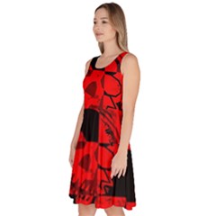 Knee Length Skater Dress With Pockets 