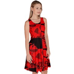 Knee Length Skater Dress With Pockets 