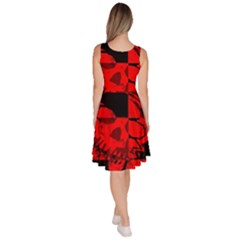 Knee Length Skater Dress With Pockets 