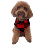 Red Grunge Skull Dog Sweater