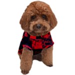 Red Grunge Skull Dog T-Shirt