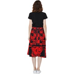 Frill Hi Low Chiffon Skirt 