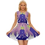 Chakra 1 Sleeveless Button Up Dress