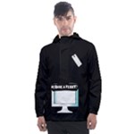 11949838112009321034lcd_monitor_shandy_brown_.svg.hi Men s Front Pocket Pullover Windbreaker