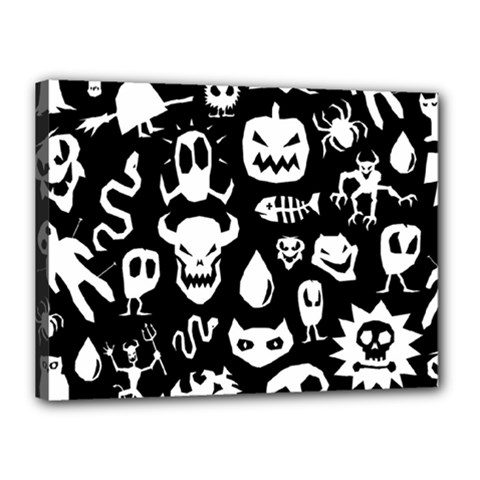 Monsters Canvas 16  x 12  (Stretched) from ArtsNow.com