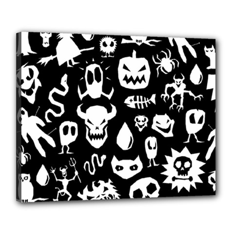 Monsters Canvas 20  x 16  (Stretched) from ArtsNow.com