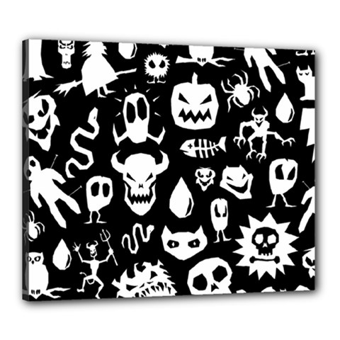 Monsters Canvas 24  x 20  (Stretched) from ArtsNow.com