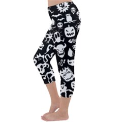 Capri Winter Leggings Back Capri Winter Leggings Back
