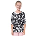 Monsters Kids  Quarter Sleeve Raglan Tee