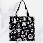 Monsters Zipper Grocery Tote Bag
