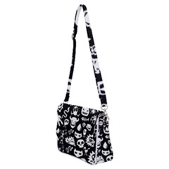 Shoulder Bag with Back Zipper 