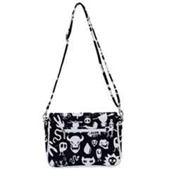 Shoulder Bag with Back Zipper 