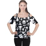 Monsters Cutout Shoulder Tee