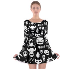 Long Sleeve Skater Dress 