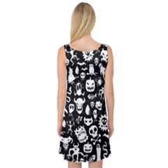 Sleeveless Satin Nightdress Back Sleeveless Satin Nightdress Back