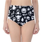 Monsters Classic High-Waist Bikini Bottoms