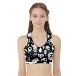 Monsters Sports Bra with Border