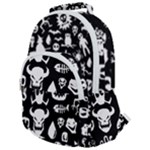 Monsters Rounded Multi Pocket Backpack