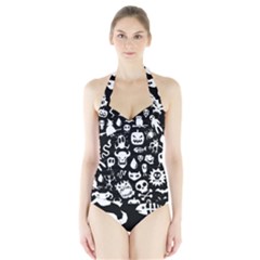 Monsters Halter Swimsuit from ArtsNow.com