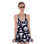 Monsters Halter Dress Swimsuit 