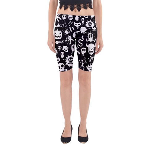 Monsters Yoga Cropped Leggings from ArtsNow.com