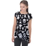 Monsters Cap Sleeve High Low Top