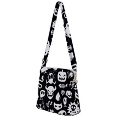 Zipper Messenger Bag 