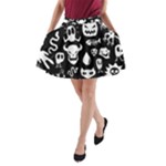 Monsters A-Line Pocket Skirt