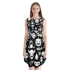 Sleeveless Chiffon Dress   