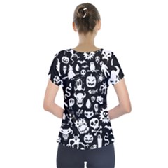 Short Sleeve Front Detail Top 