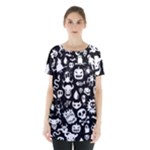 Monsters Skirt Hem Sports Top