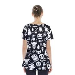 Skirt Hem Sports Top 