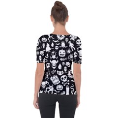 Shoulder Cut Out Short Sleeve Top 