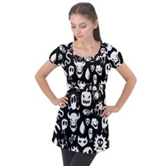 Puff Sleeve Tunic Top 